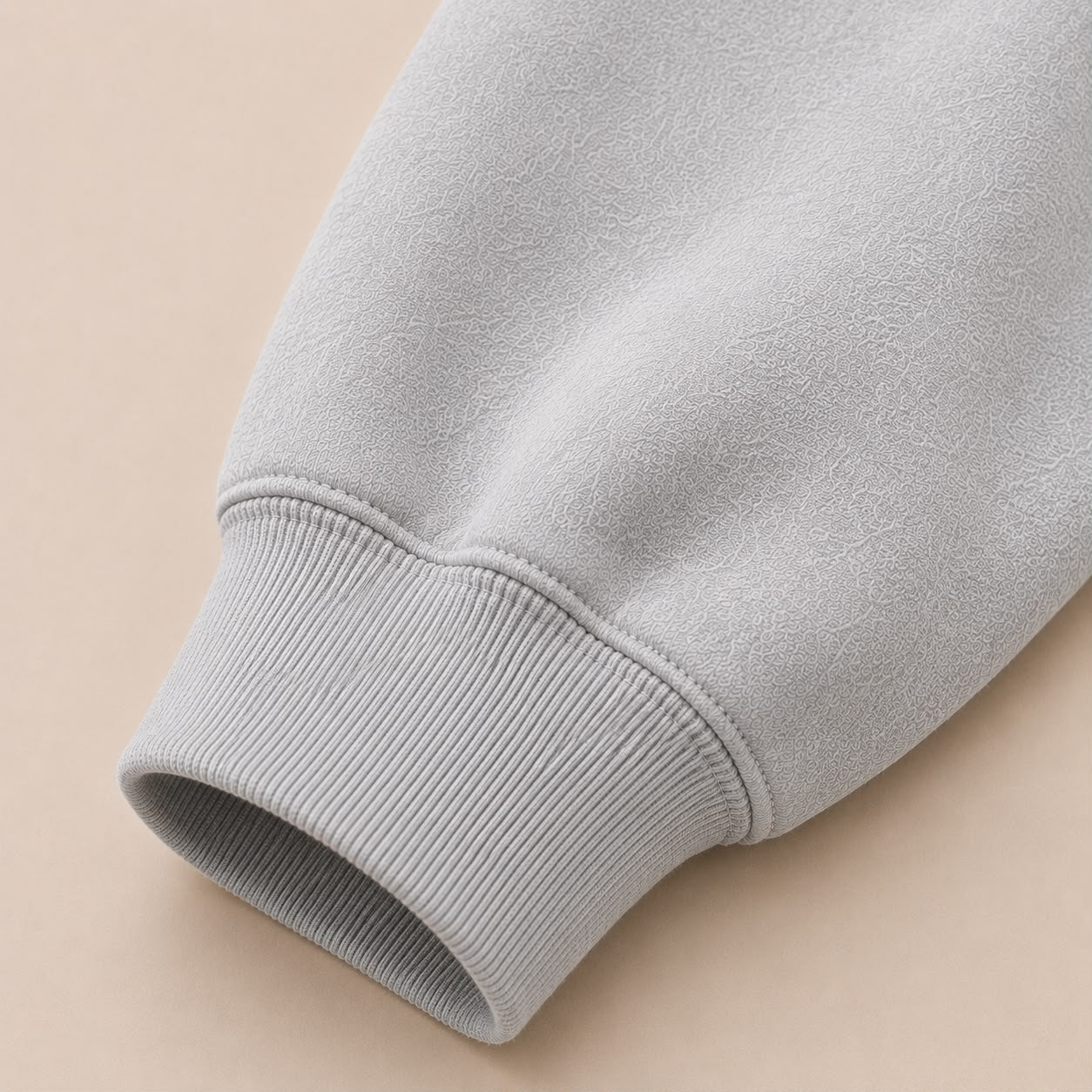 Light Grey on Light Grey Hoodie - Embroidered