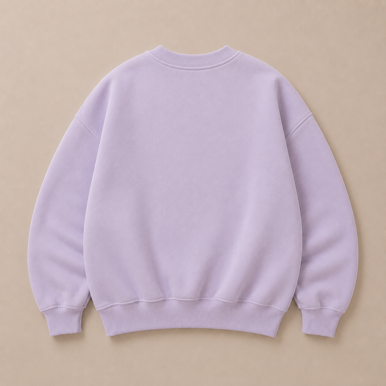 Butterscotch on Lilac Crewneck - Puff Print