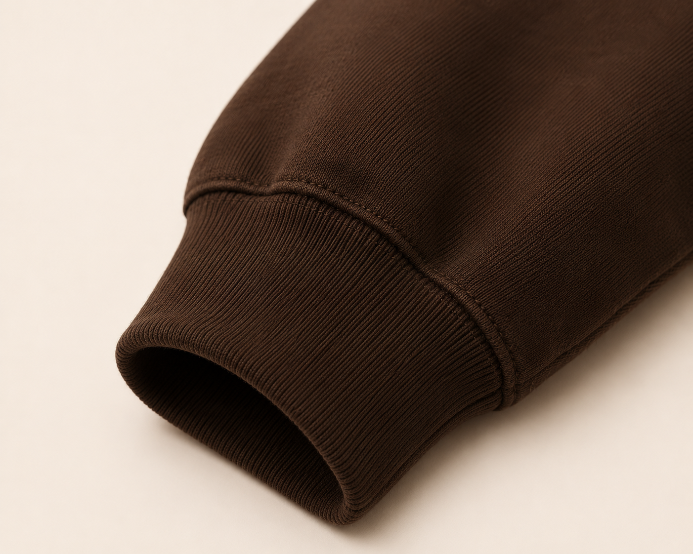 Pink on Brown Hoodie - Embroidered