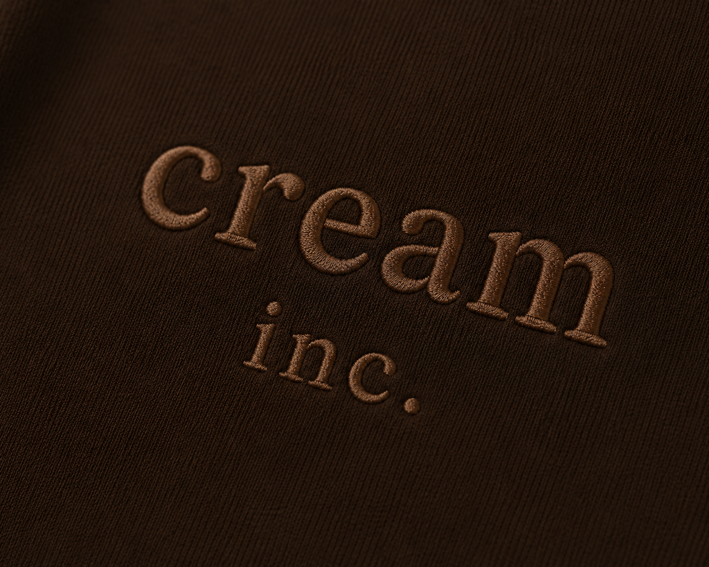 Brown on Brown Hoodie - Embroidered