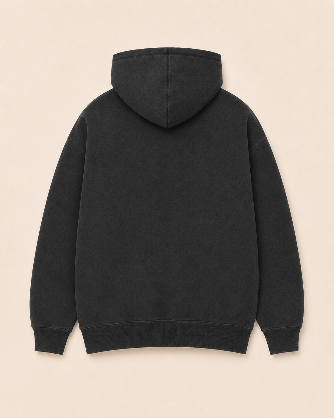 Pink on Grey Hoodie - Embroidered