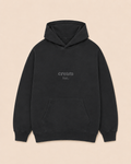 Grey on Grey Hoodie - Embroidered