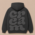 Grey on Grey Hoodie - Puff Print