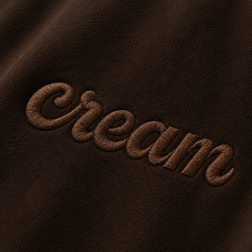 Brown on Brown Crewneck - Embroidered