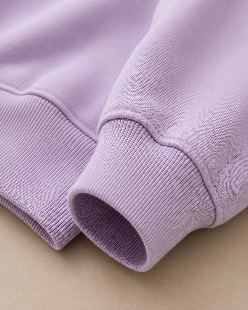 Butterscotch on Lilac Crewneck - Puff Print